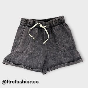 Zenana NEW Outfitters Black Athletic Shorts Large